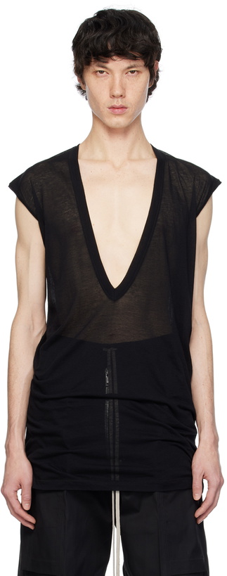 Photo: Rick Owens Black Dylan T-Shirt