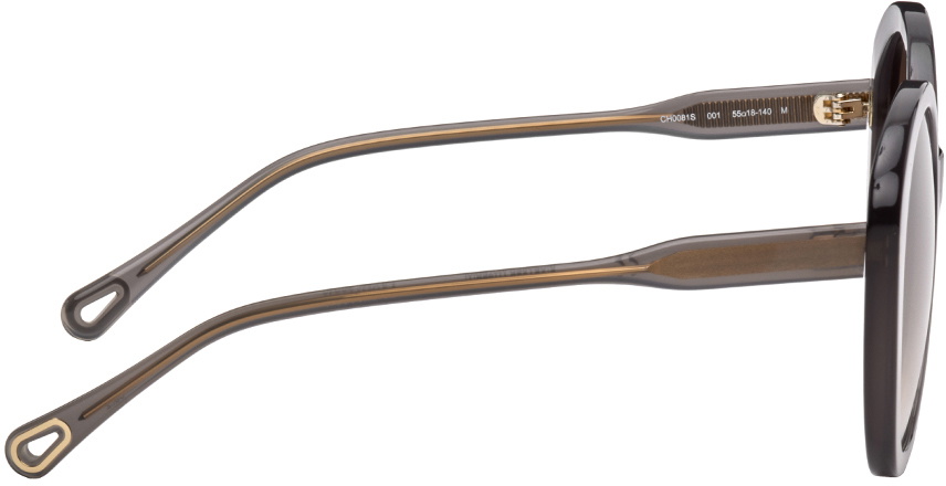 Chloé Gray Round Sunglasses Chloe display picture 1