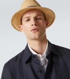 Borsalino Argentina crochet straw Panama hat