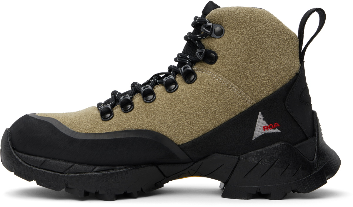 ROA Beige & Black Andreas Boots