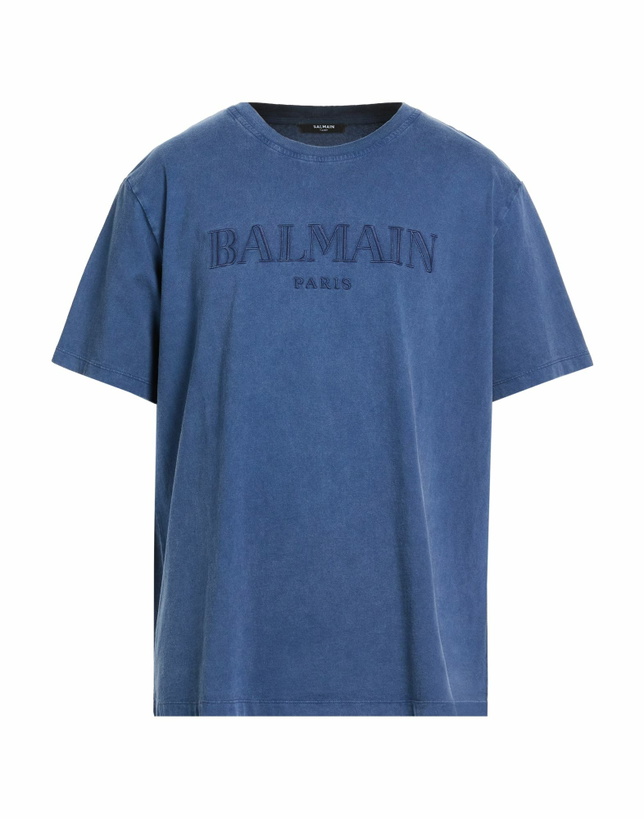 Photo: Balmain Mens T-shirt in Blue
