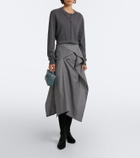 Victoria Beckham Harlow jersey over-the-knee boots