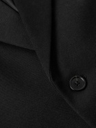 The Row - Compa Virgin Wool-Gabardine Coat - Black