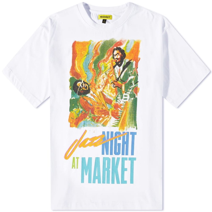 Photo: MARKET Men's Jazz Night T-Shirt in White