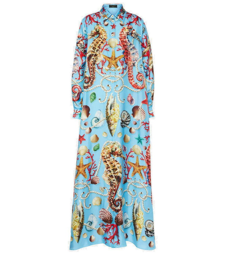 Photo: Dolce&Gabbana Capri printed silk kaftan