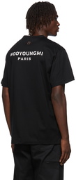 Wooyoungmi Black Logo Print T-Shirt