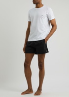 Emporio Armani Logo Shell Swim Shorts Black