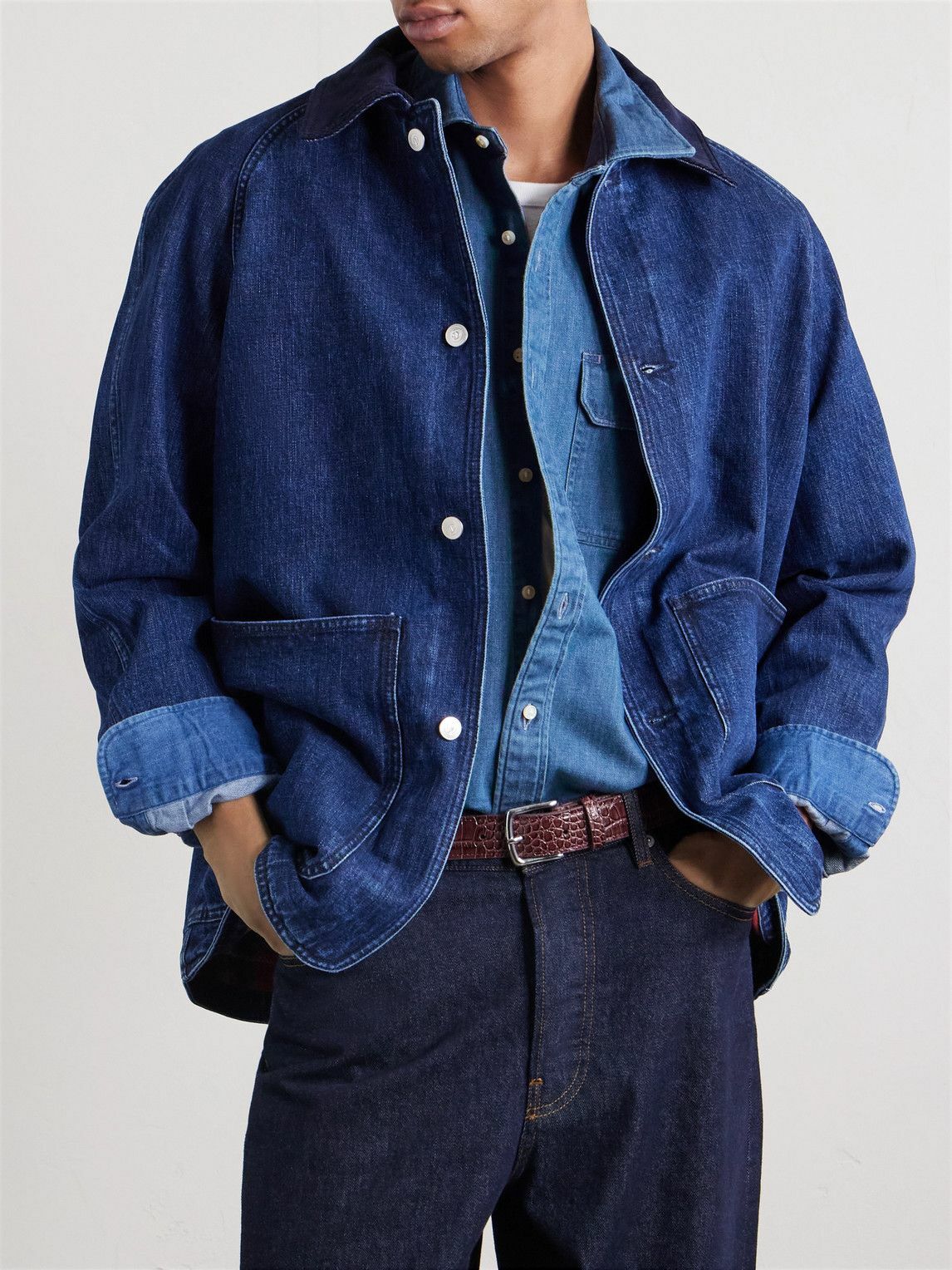 Sid Mashburn - Denim Shirt - Blue