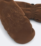 Goldbergh Dai embroidered mittens