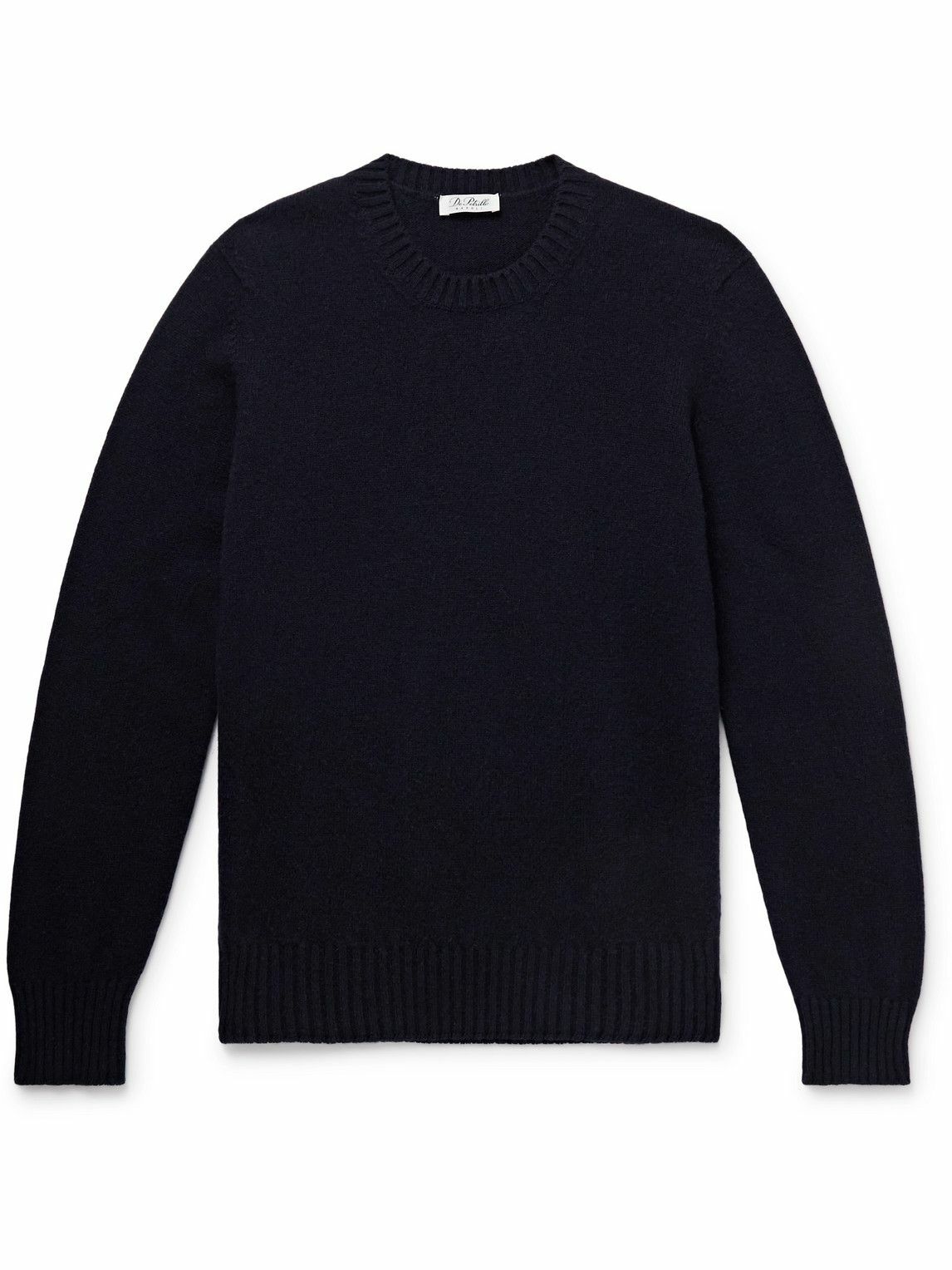 De Petrillo - Slim-Fit Merino Wool and Cashmere-Blend Sweater - Blue