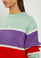 JW Anderson Striped Crew-neck Wool Jumper Multicoloured 1