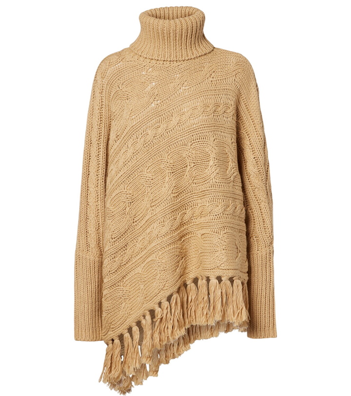 Photo: Goldbergh Asymmetric turtleneck wool-blend sweater