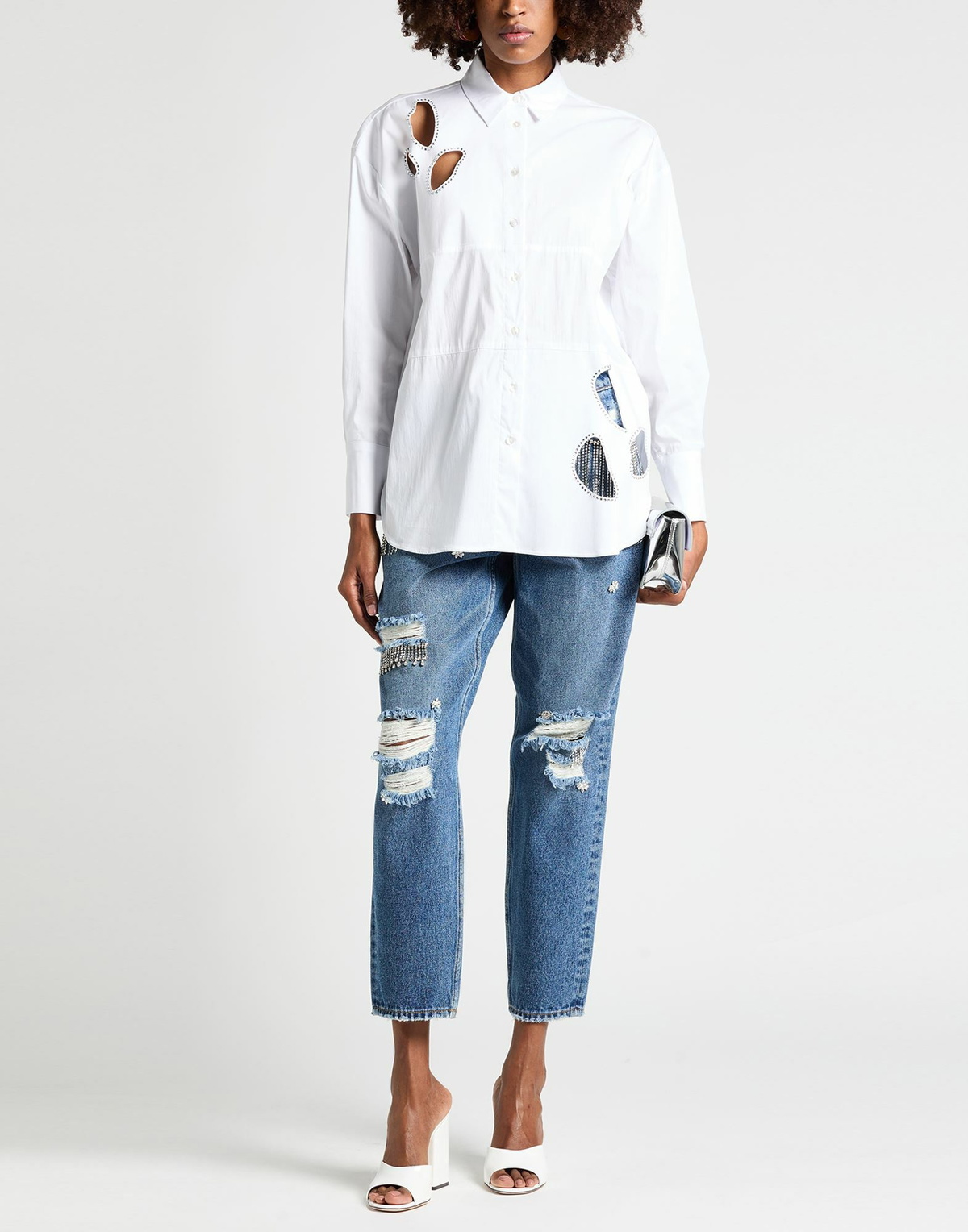 Jijil Womens Shirt in White
