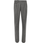 Ralph Lauren Purple Label - Grey Gregory Pleated Pinstriped Wool Suit Trousers - Men - Gray