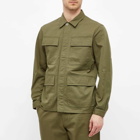 Universal Works Men's MW Fatigue Jacket in Light Olive