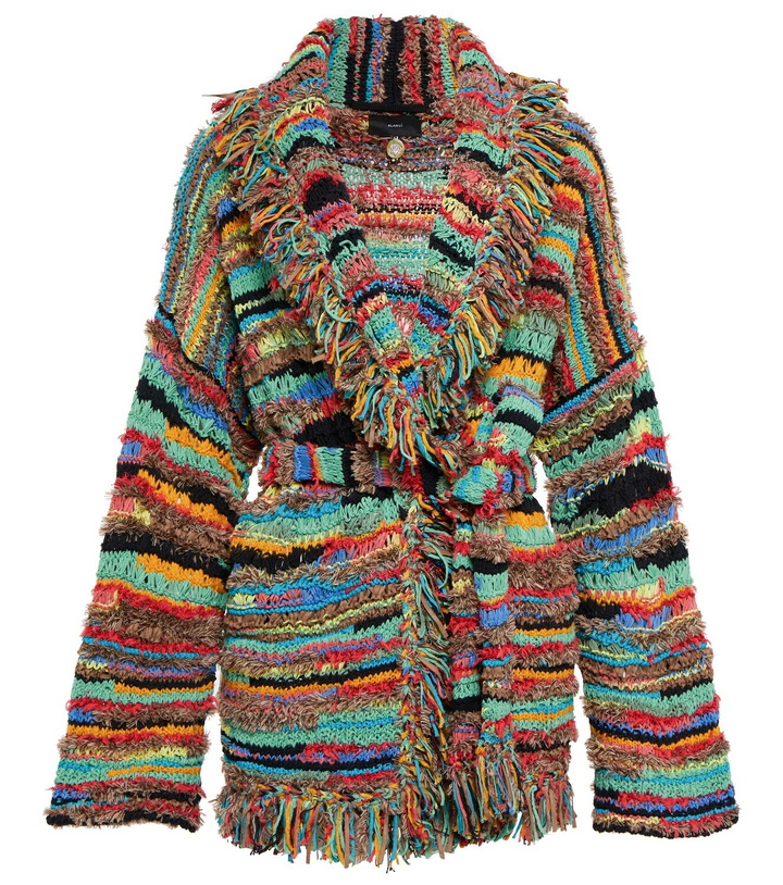 Photo: Alanui Over the Rainbow Icon striped cardigan