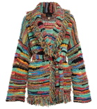 Alanui Over the Rainbow Icon striped cardigan