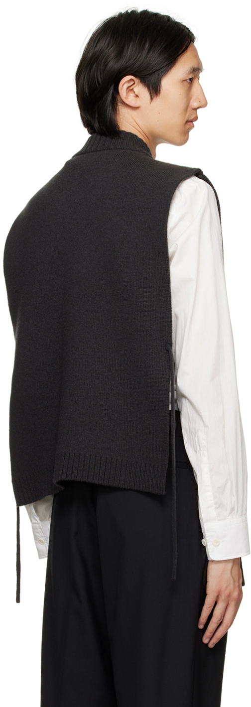 Craig Green Gray V-Neck Vest Craig Green