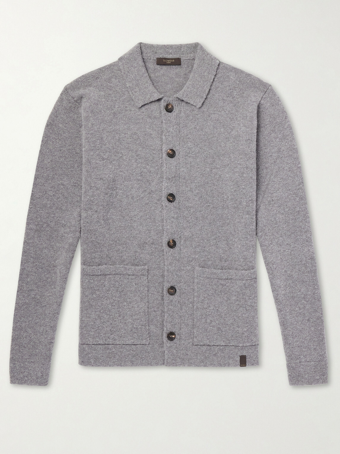 Slowear - Zanone Wool-Blend Cardigan - Gray