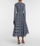 Giambattista Valli Macramé midi dress