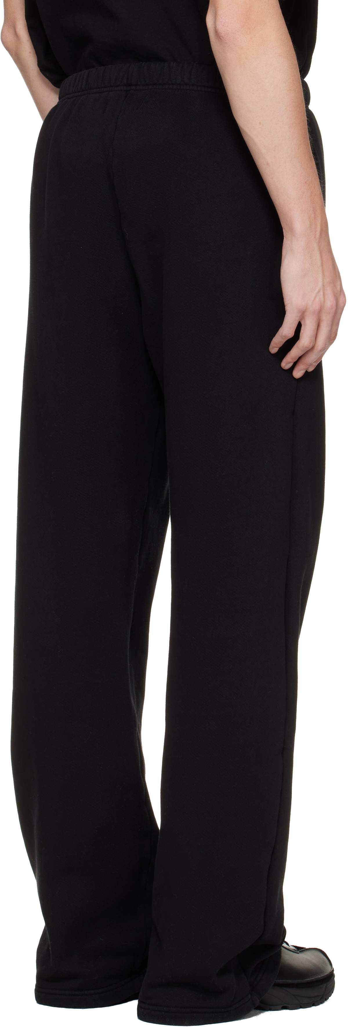 Les Tien Black Heavyweight Puddle Sweatpants