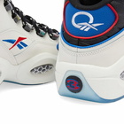 Reebok Men's Question Mid Sneakers in Chalk/Core Black/Vector Blue