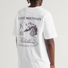 Café Mountain Men's Refuge T-shirt in White