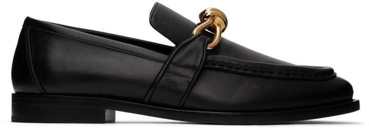 Photo: Bottega Veneta Black Astaire Loafers