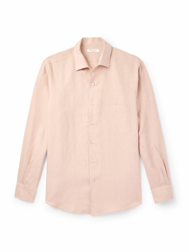 Photo: Loro Piana - André Linen Shirt - Pink