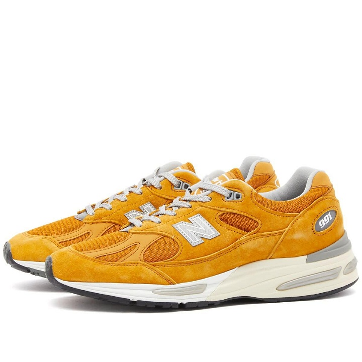 Photo: New Balance U991YE2 - Made in UK Sneakers in Yellow