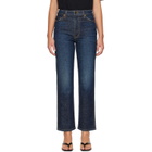 KHAITE Indigo Abigail Stretch Jeans