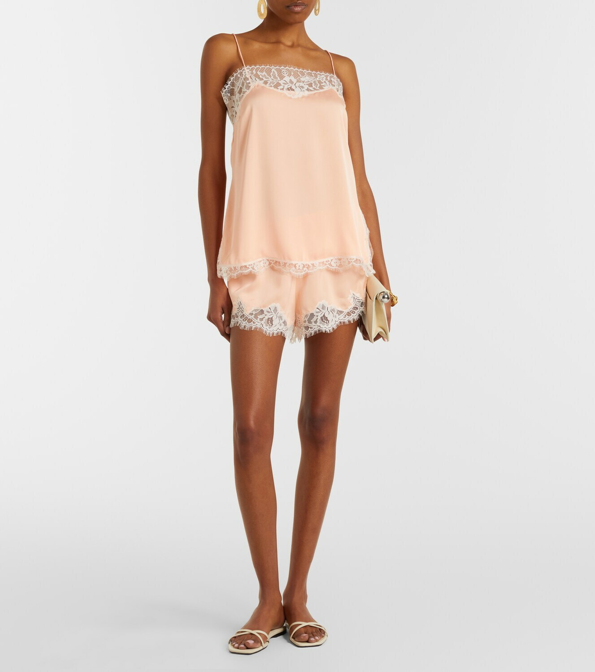 Faithfull Norden scalloped shorts