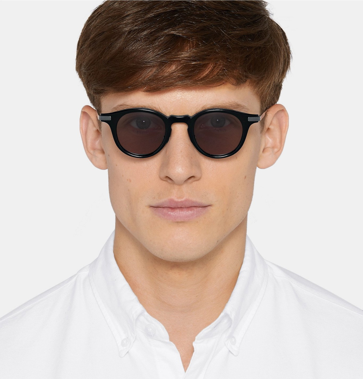 Native Sons - Orwell Round-Frame Acetate and Gunmetal-Tone Sunglasses ...