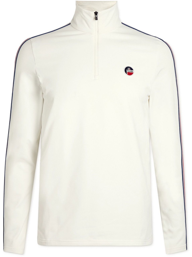 Photo: Fusalp - Mario Slim-Fit Stretch-Jersey Half-Zip Ski Base Layer - White