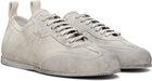 Ann Demeulemeester White & Gray Siru Boxing Sneakers