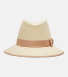 Valentino VLogo straw Panama hat