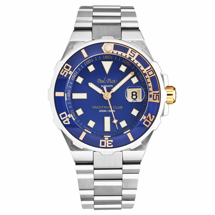 Paul Picot Yachtmanclub Automatic Blue Dial Mens Watch P1251BLR.SG.4000.2614