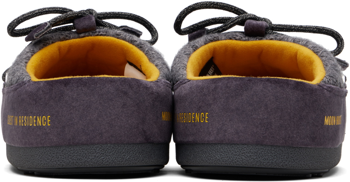 Guest in Residence Gray Moon Boot Edition EVX Knit Mule Loafers