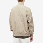 Stone Island Men's Cupro Cotton Twill Bomber Jacket in Dove Grey