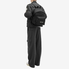 Palm Angels Men's Cordura Classic Logo Backpack in Black/White 