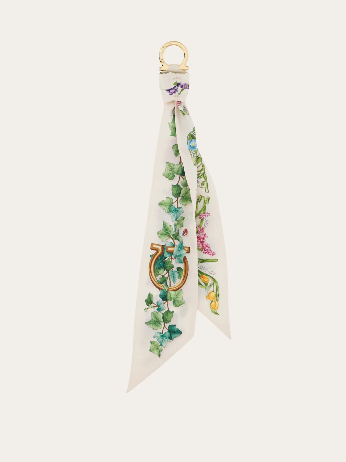 Ferragamo Womens Silk keyholder in Multicolor