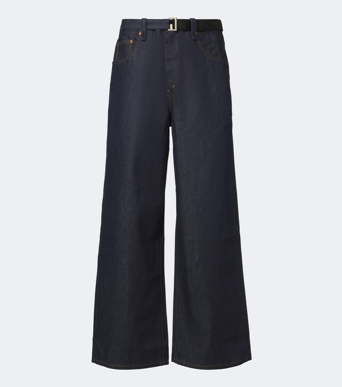 Sacai Belted wide-leg jeans