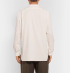Camoshita - Grandad-Collar Cotton-Corduroy Shirt - Men - White
