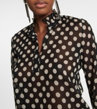 Nili Lotan - Printed silk blouse