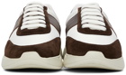 Axel Arigato White & Brown Genesis Vintage Runner Sneakers