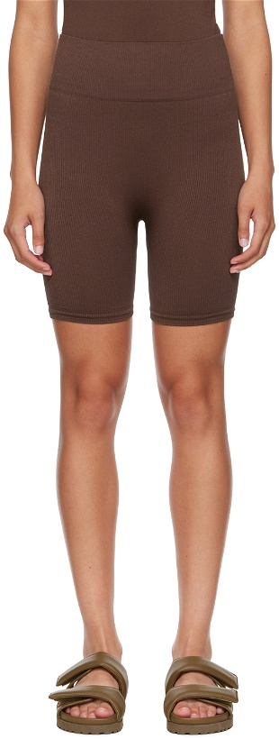 Photo: Prism² Brown Composed Sport Shorts