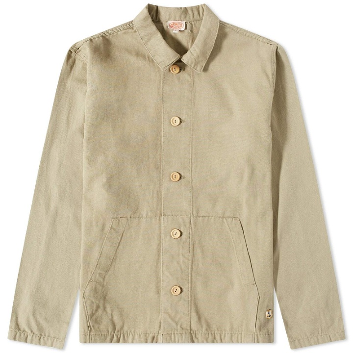 Photo: Armor-Lux Men's Fisherman Chore Jacket in Clay