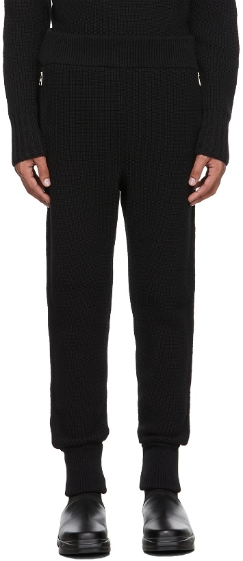 Photo: Moncler Genius 6 Moncler 1017 ALYX 9SM Black Rib Knit Lounge Pants