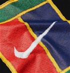 Nike Tennis - NikeCourt Logo-Print Cotton-Jersey T-Shirt - Black