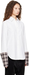 ABRA White Back Pocket Shirt